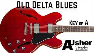 Old Delta Blues in A major | Guitar Backing Track
