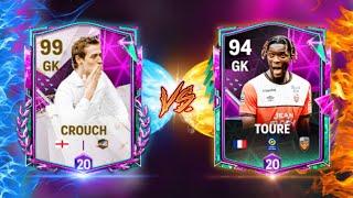 96 Crouch vs 91 Toure shapeshifter review fc mobile