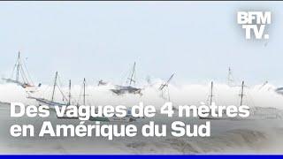 Amérique du Sud: 3 morts après des vagues de plus de 4 mètres sur la côte ouest