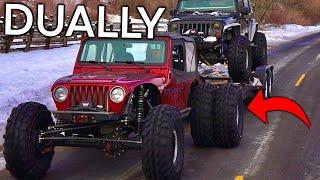 WE BUILD A 6 WHEEL DRIVE DUALLY LS JEEP