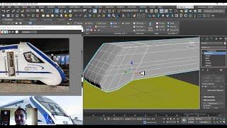 3DsMax Tutorials, Learn 3D Modeling  Vande Bharat Express Train from Scratch in 3Dsmax ( Part 1)