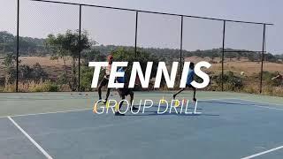 Tennis Group Drill | Group Tennis Drill for Advance Players | Tennis Movement Drill