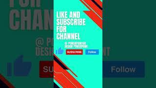 Like and subscribe for channel #xuhuong #besttechchannel # Designspowerpoint #design