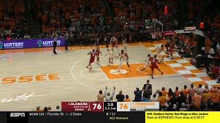 Alabama vs Tennessee WILD Ending | 2025 College Basketball