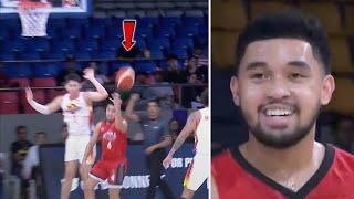 RJ Abarrientos Shocks Gins fans w/ Craziest Kyrie Irving Showtime move! Unreal 