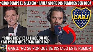 GAGO ROMPE El SILENCIO!Habla Sobre Los RUMORES Con BOCA🟡¿Habrá Que ESPERAR Hasta DICIEMBRE?