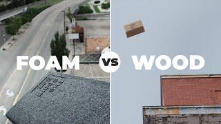 We Put Our Apple Boxes Through The Torture Test... Foam vs Wood!