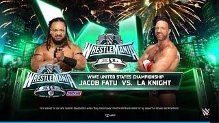 WWE 2K25 Wrestlemania 41 US Championship Jacob Fatu vs LA Knight