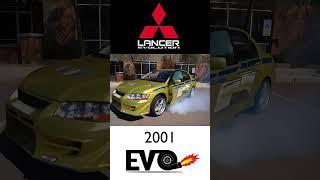 From Rally Beast to Street Legend: Mitsubishi Lancer Evolution – All Generations! #transformation