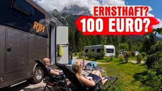 ️ Für 100 Euro pro Nacht zwischen Müllentsorgung und Zugspitze  Wohnmobil Reisebericht