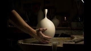 Throwing a Porcelain Bottle Form - Matt Horne Pottery