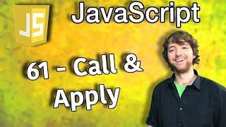 JavaScript Programming Tutorial 61 - Call and Apply