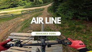 Air Line Bikepark Kranjska Gora Slovenia  full run POV RAW