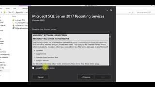 Microsoft SQL Server Reporting Services 2017 installation