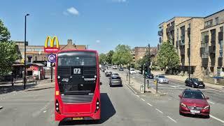 London Bus Tour: Route 453 Upper Deck View from DEPTFORD ST to MARYLEBONE