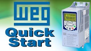 Quick Start - WEG CFW500 Variable Frequency Drive (VFD)