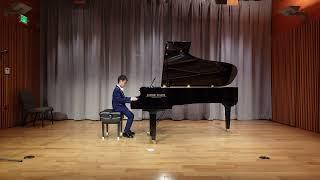 Zachary plays Minuet in G (by Christian Petzold) & Auf der Gondel in a Gondola