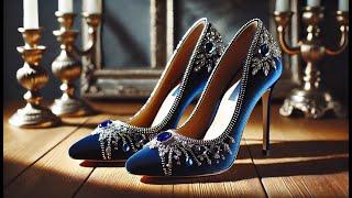 Step into Elegance The Luxor Starr Luxury Shoe Collection, Glamorous pearl-encrusted shoes