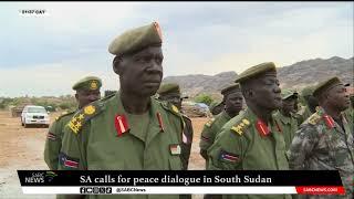 South Africa calls for a peace dialogue in South Sudan