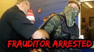 MASKED FRAUDITOR ARRESTED UNDER NEW ANTI-FRAUDITOR LAW