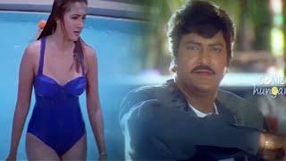 Mohan Babu And Sakshi Shivanand Cute Love Scene | Telugu love Scene | Comedy Hungama