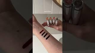 The viral sacheu lip liner stain swatches! @sacheu #viral #viralmakeup #lipstains #liplinerstain