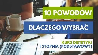 Kurs online: Dietetyka I stopnia (podstawowy)