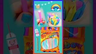  101 Rainbow Straws  #rainbowstraw #strawlollies #asmrsweets