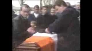 News footage of the funeral of volunteer Pól Kinsella, died 13th December 1994.