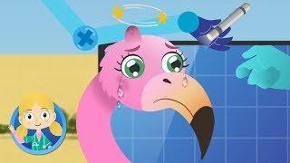 Uma the Flamingo | Doctor Poppy on Safari | Animal Cartoons for Children