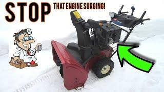 FIXING A Snowblower That Surges With Donyboy73