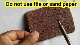 how to clean soldering iron tip
