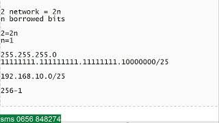 theory3 subnetting network  (swahili)