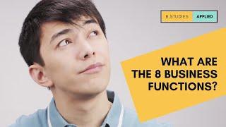 What Are The 8 Business Functions? A Simple Explanation | Introduction to Business Studies