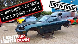 The Drivetribe MX5 comes to us, it's ROTTEN!!! - Part 1