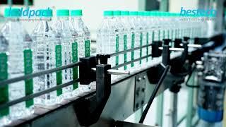 Koldpack_Turnkey water bottle filling & Packaging Line-Rinsing, Filling & Capping