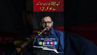 Prof Abid Hussain Abidi آپ (ص) کی زبان مبارک سے نکلا کلمہ حق ؟