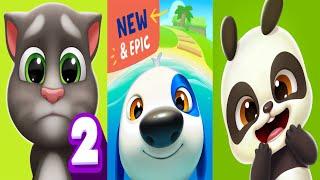 My Talking Tom 2 Vs My Talking Hank 2 New Island Vs My Talking Panda