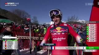 Cyprien Sarrazin gewinnt mit der Fahrt seines Lebens das Hahnenkamm Rennen!