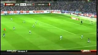 Amistoso Internacional Japon 1-0 Argentina 10-08-2010 HD HQ 1800