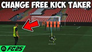 How To Change Practice Arena Free Kick Taker In FC 25