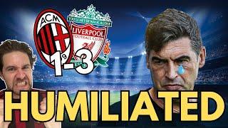 [RANT] Embarrassed at San Siro!!  | AC Milan Liverpool 1-3