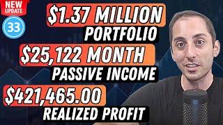 My $1.37 Million Stock Portfolio Unveiled | $25,122/Month of Passive Income - UPDATE #33