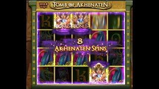 No Limit Slots Game | Tomb Of Akhenaten | 2 x Free Spins Bonuses | Fun Online Slots Win