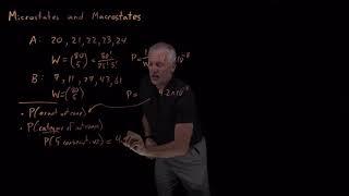 Microstates and Macrostates