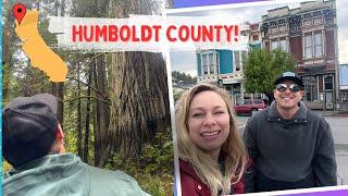 WELCOME to HUMBOLDT COUNTY - TRAVEL VLOG and TOUR of the GIANT REDWOODS! #travelvlog