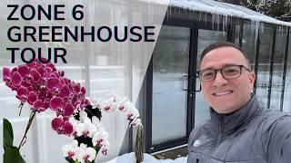 Greenhouse Tour - Tropical Paradise in a Cold Climate