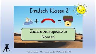 Deutsch Klasse 2: Zusammengesetzte Nomen, mit „Learningapps“ (Homeschooling Grundschule)