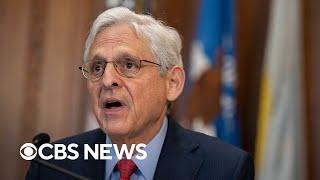 Merrick Garland denounces attacks, threats against Justice Department employees | full video