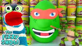 TEENAGE MUTANT NINJA TURTLES Michelangelo Play-Doh Surprise Egg | Mikey Ninja Action | Blind Boxes